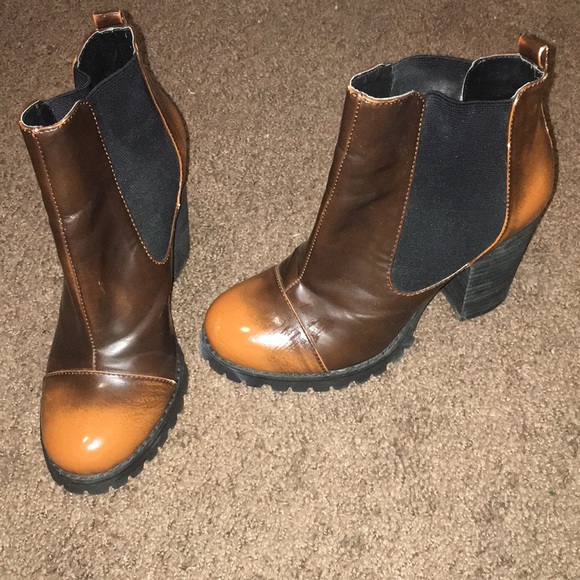 Nasty gal: Shoe Cult-high heeled ombré boots - Picture 1 of 10